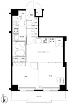 ルーブル練馬伍番館の間取り図