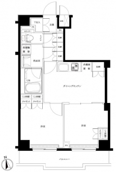 ルーブル練馬伍番館の間取り図