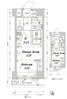 アークマーク王子本町の間取り図