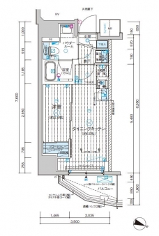 メインステージ上石神井の間取り図