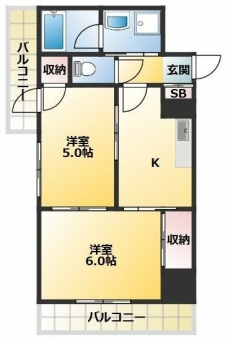 ＳＫＴ板橋の間取り図