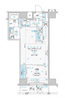 メインステージ入谷IVの間取り図