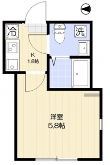 グロリア小岩の間取り図