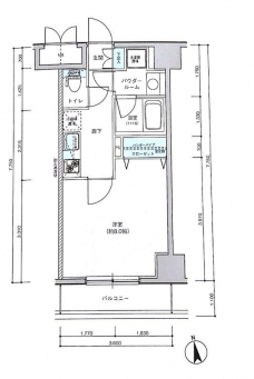 メインステージ西葛西IIの間取り図