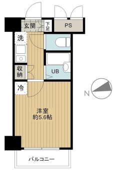 ヴェルステージ大森西の間取り図