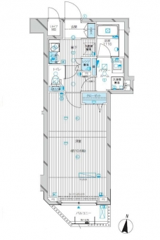 メインステージ千歳船橋の間取り図