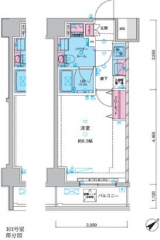 GENOVIA三ノ輪IIIskygardenの間取り図