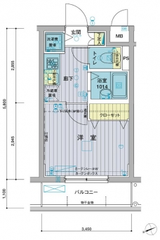 メインステージときわ台IIの間取り図