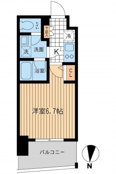 KDXレジデンス大山の間取り図