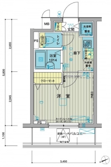 メインステージときわ台IIの間取り図