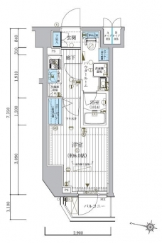 メインステージ松戸の間取り図