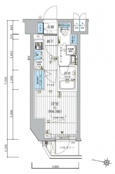 メインステージ松戸の間取り図