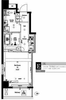 アクサス中野大和町の間取り図