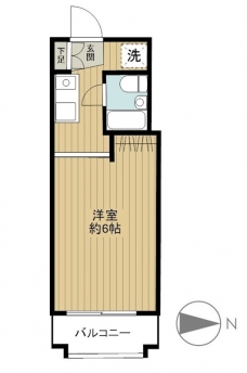 プリュメゾン駒沢の間取り図
