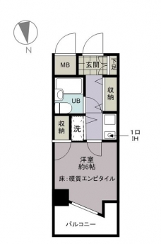 ザ・ステージ早稲田の間取り図