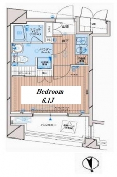 メインステージ大山の間取り図