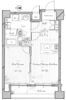 ガーラ・ステーション菊川の間取り図