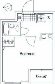 プレール明大前の間取り図