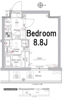 アクサス池上Sta．の間取り図