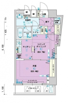 メインステージ文京春日の間取り図