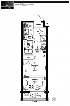 ＡＸＡＳ東京ＷＥＳＴ練馬の間取り図