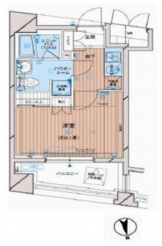 メインステージ大山の間取り図