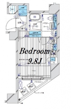 メインステージ三ノ輪EASTの間取り図