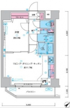 GENOVIA三ノ輪IIIskygardenの間取り図