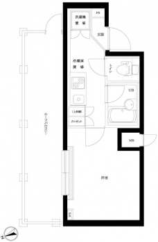 ルーブル大崎参番館の間取り図