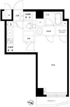 ルーブル明大前の間取り図