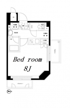 ルーブル中野富士見町の間取り図