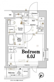 アクサス品川レジデンスの間取り図