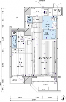 メインステージパーク大山の間取り図