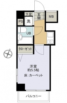 フェニックス茗荷谷の間取り図