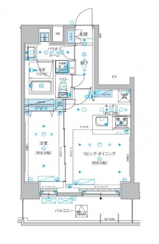 メインステージ両国IIIの間取り図