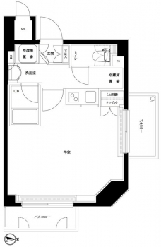ルーブル中野富士見町の間取り図