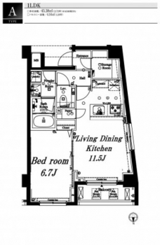 アクサス文京東大前の間取り図