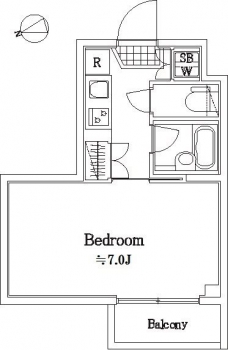 ルーブル富士見台の間取り図