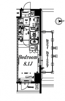 アクサス中野大和町の間取り図