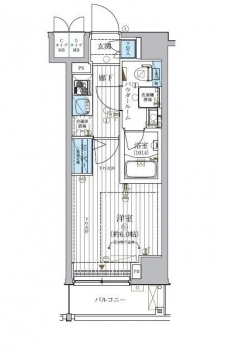 メインステージ松戸の間取り図