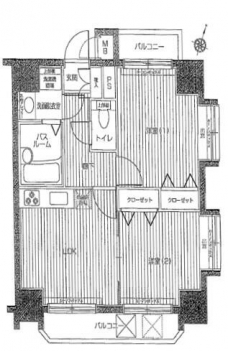 フェニックス幡ヶ谷壱番館の間取り図