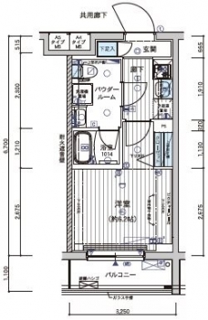 メインステージ不動前IIの間取り図