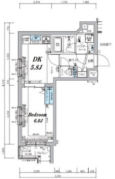 メインステージ信濃町の間取り図