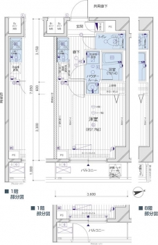 メインステージ府中中河原駅前の間取り図