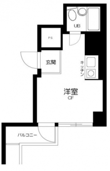 ライオンズマンション東池袋の間取り図
