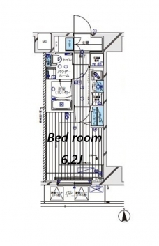 メインステージ北千住Vの間取り図