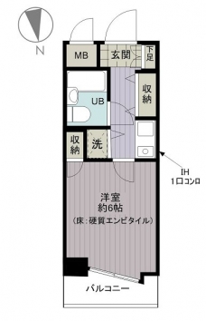 ザ・ステージ早稲田の間取り図