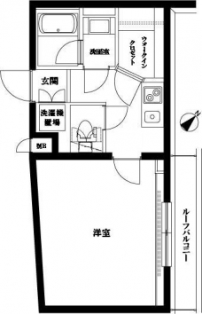 ルーブル駒沢大学参番館の間取り図