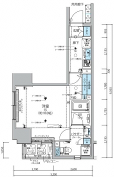 メインステージ信濃町の間取り図