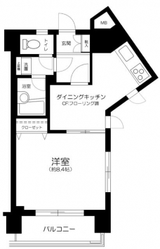 東急ドエル・アルス大塚台の間取り図